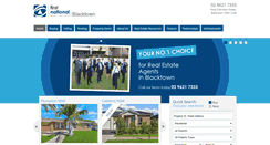 Desktop Screenshot of firstnationalblacktown.com.au